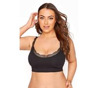 Yours Seamless Bralette In Black Black 14-16