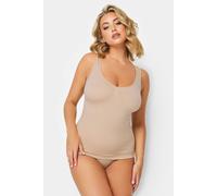 Yours Curve Nude Seamless Control Vest Top - Women's - Plus Size Curve