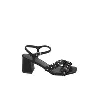 Yours - Shimmer Floral Block Heel Sandals In Extra Wide Eee Fit - Women's