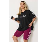 Yours Side Contrast Stripe Shorts In Raspberry Raspberry