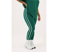 Side Stripe Active Leggings Yours Green 20