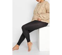 Yours Slimming Control Footless Tights In Black Black 22-24