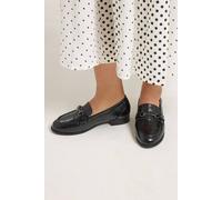Yours - Croc Snaffle Loafer In Wide E Fit & Extra Wide Eee Fit - Women's