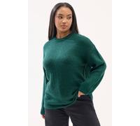 Yours Curve Green Knitted Jumper - Women's - Plus Size Curve
