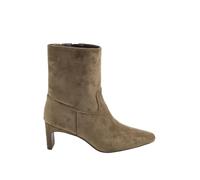 Yours - Brown Soft Square Kitten Heel Ankle Boots In Wide E Fit - Women's