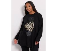 Yours Soft Touch Jumper In Black Black 22-24