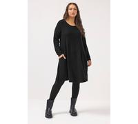 Yours Soft Touch Pocket Dress In Black Black