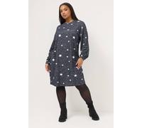 Yours Curve Soft Touch Star Jumper Dress - Women's - Plus Size Curve Grey