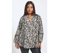 Yours Women's Spot Stud Detail Blouse in Cream | Size: 14 Yours Cream 14