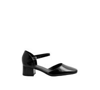 Yours - Square Toe Block Heels In Wide E Fit - Women's
