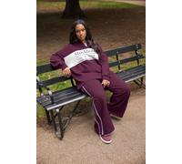 Yours 'stockholm' Rugby Top In Burgundy Burgundy 22-24