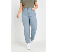 Yours Straight Leg Ruby Jeans In Light Blue Light Blue 26R