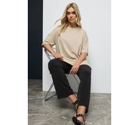 Straight Leg Trousers Yours Black 30-32