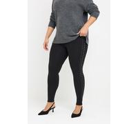 Yours Stud Leggings In Black Black