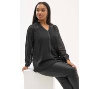 Studded Blouse Yours Black 14