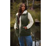 Yours Teddy Borg Padded Gilet In Light Khaki Light Khaki 18