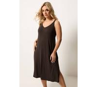 Yours Curve Brown Midi Dress - Women's - Plus Size Curve