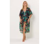 Yours Women's Tropical Midaxi Kimono | Size: 22-24 Yours Multicolor 22-24