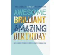 Yours Truly Awesome Brilliant Amazing Birthday Greeting Card Second Nature Cards YT462