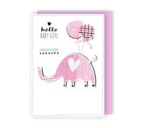 Yours Truly Baby Girl Congratulations New Baby Greeting Card Second Nature Cards YT469
