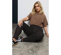 Tummy Control Leggings Yours Black 14S