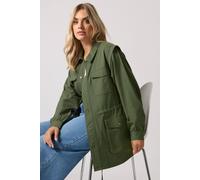 Yours Curve Green Carpenter Jacket - Women's - Plus Size Curve