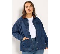 Yours Utility Denim Jacket In Dark Blue Dark Blue 14