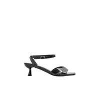 Yours - V-Cut Square Toe Knitted Heels In Wide E Fit & Extra Wide Eee Fit - Women's