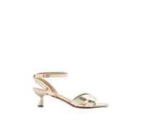 Yours - V-Cut Square Toe Knitted Heels In Wide E Fit & Extra Wide Eee Fit - Women's