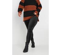 Yours Curve Velour Leggings - Women's - Plus Size Curve Black