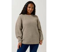 Waffle Knit Jumper Yours Natural 34-36