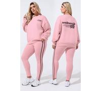 Yours Women's 'Wellness 96' Sweatshirt in Pink | Size: 20 Yours Pink 20