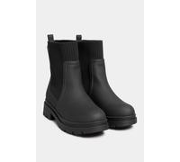Yours Curve Sock Chelsea Boots In Wide E Fit & Extra Wide Eee Fit - Women's