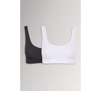 Yours Women's 2 Pack Seamless Non-Padded Bras in Black | Size: 18-20 Yours Black 18-20