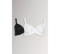 Yours Women's 2 Pack Underwired Bras | Size: 44D