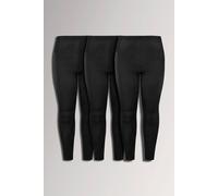 Yours Women's 3 Pack Black Leggings | Size: 26R