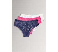 Yourset Curve 3 Pack Blue & Pink Leopard Print Brazilian Briefs - Women's - Plus Size Curve
