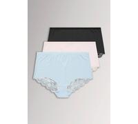 Yours Women's 3 Pack Lace Full Briefs | Size: 30/32
