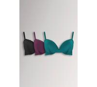 Yours Women's 3 Pack Padded T-Shirt Bras | Size: 48DD