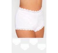 Yours 4 Pack Briefs In White White 34-36