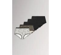 Yours Women's 5 Pack Animal High Waisted Full Briefs | Size: 34/36