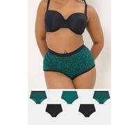 Yours Women's 5 Pack Animal Print Full Briefs | Size: 34-36 Yours Multicolor 34-36