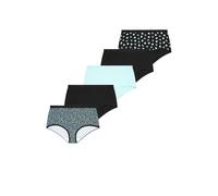 Yours Women's 5 Pack Animal Star Full Briefs | Size: 26-28 Yours Multicolor 26-28