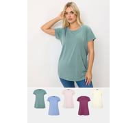 Yours Women's 5 Pack Core T-Shirts | Size: 26-28 Yours Multicolor 26-28