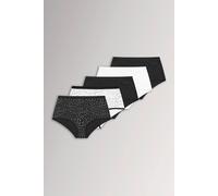 Yours Women's 5 Pack Ditsy Butterfly High Waisted Full Briefs | Size: 26/28