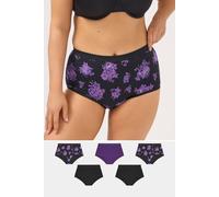 Yours Women's 5 Pack Floral Full Briefs | Size: 34-36 Yours Multicolor 34-36