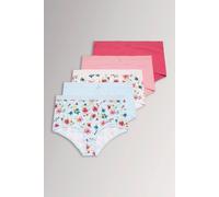 Yourset 5 Pack Curve & Pink Floral Full Briefs - Women's - Plus Size Curve