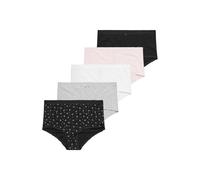 Yours Women's 5 Pack Heart Full Briefs | Size: 18-20 Yours Multicolor 18-20