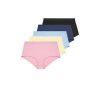 Yours 5 Pack Curve Blue Pastel Full Briefs - Women's - Plus Size Curve