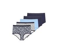 Yours Women's 5 Pack Printed Full Briefs | Size: 30-32 Yours Multicolor 30-32